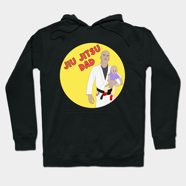 Jiu Jitsu Dad Hoodie by DiegoCarvalho